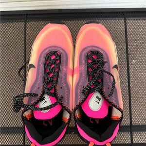 Women’s  2090 Nike Pink and Orange Sneakers